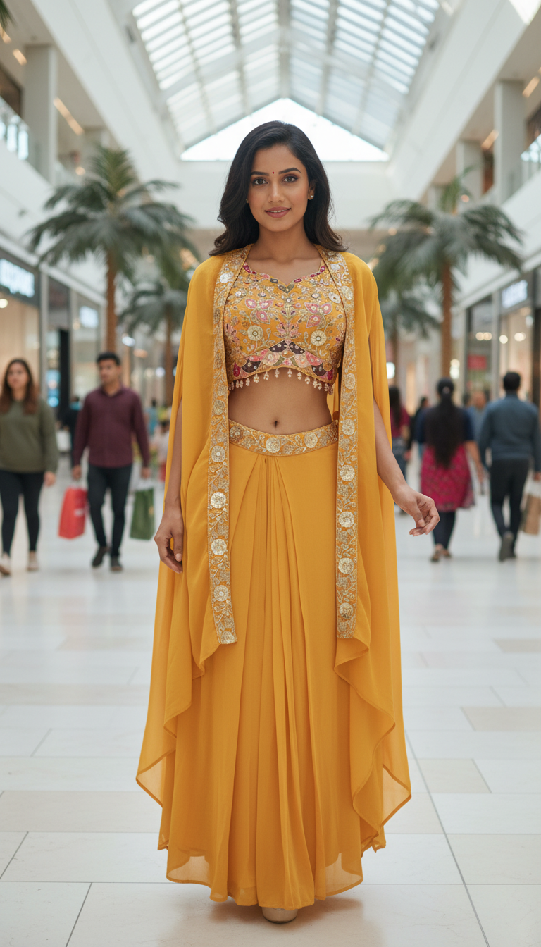 Yellow Ethnic Set