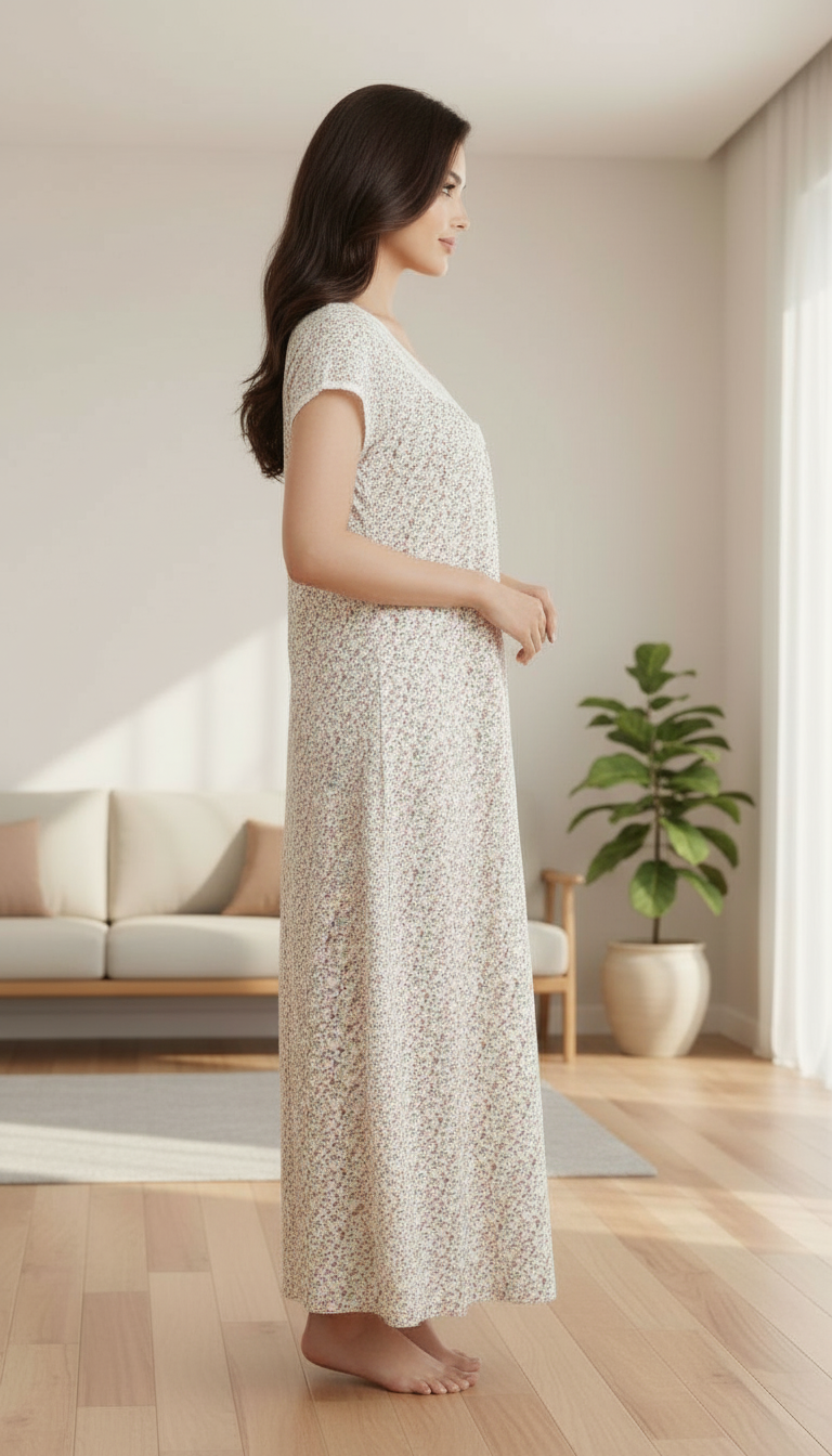 Floral Maxi Nightgown