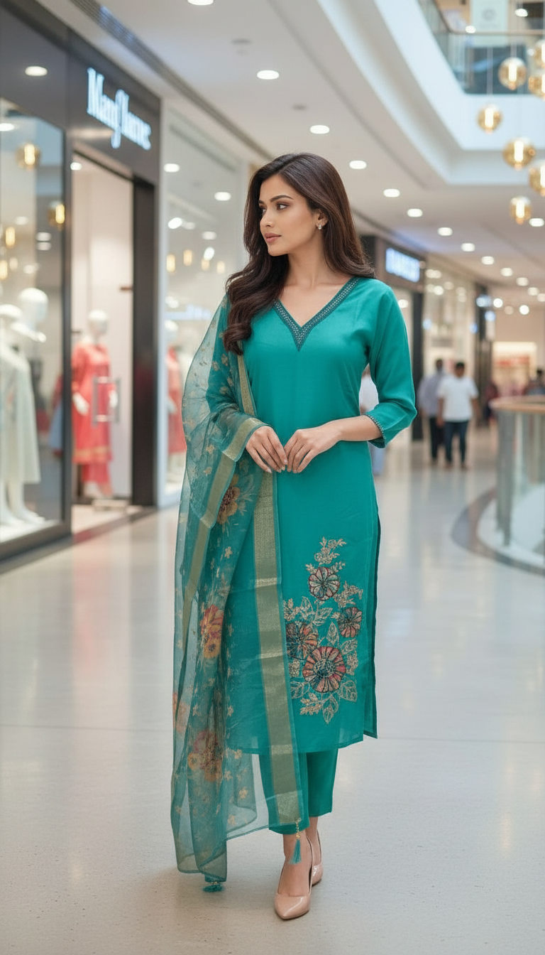 Elegant Kurta Set view 3