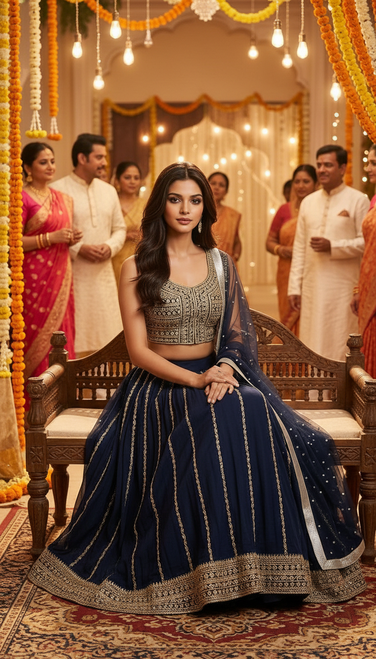 Embroidered Lehenga Choli