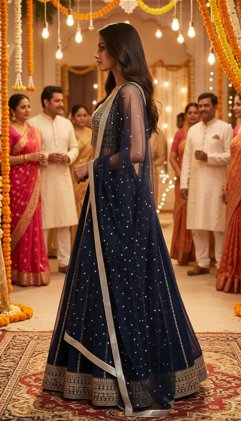 Embroidered Lehenga Choli view 2