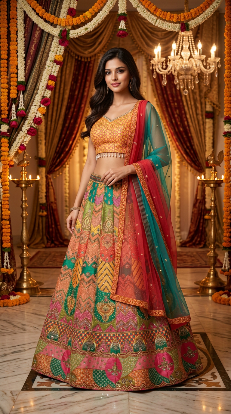 Ethnic Lehenga Choli view 6