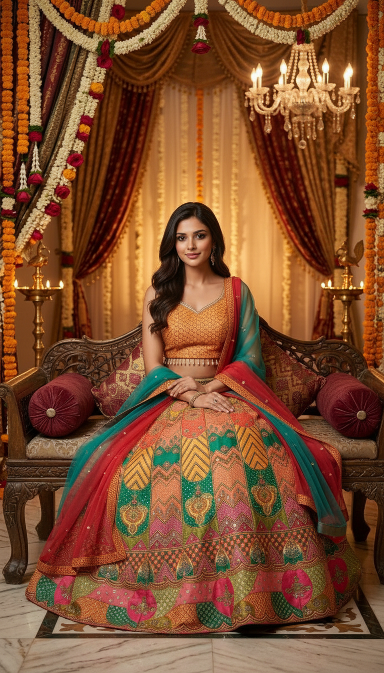 Ethnic Lehenga Choli view 5