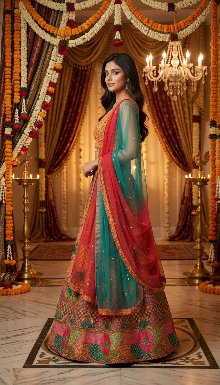 Ethnic Lehenga Choli view 2