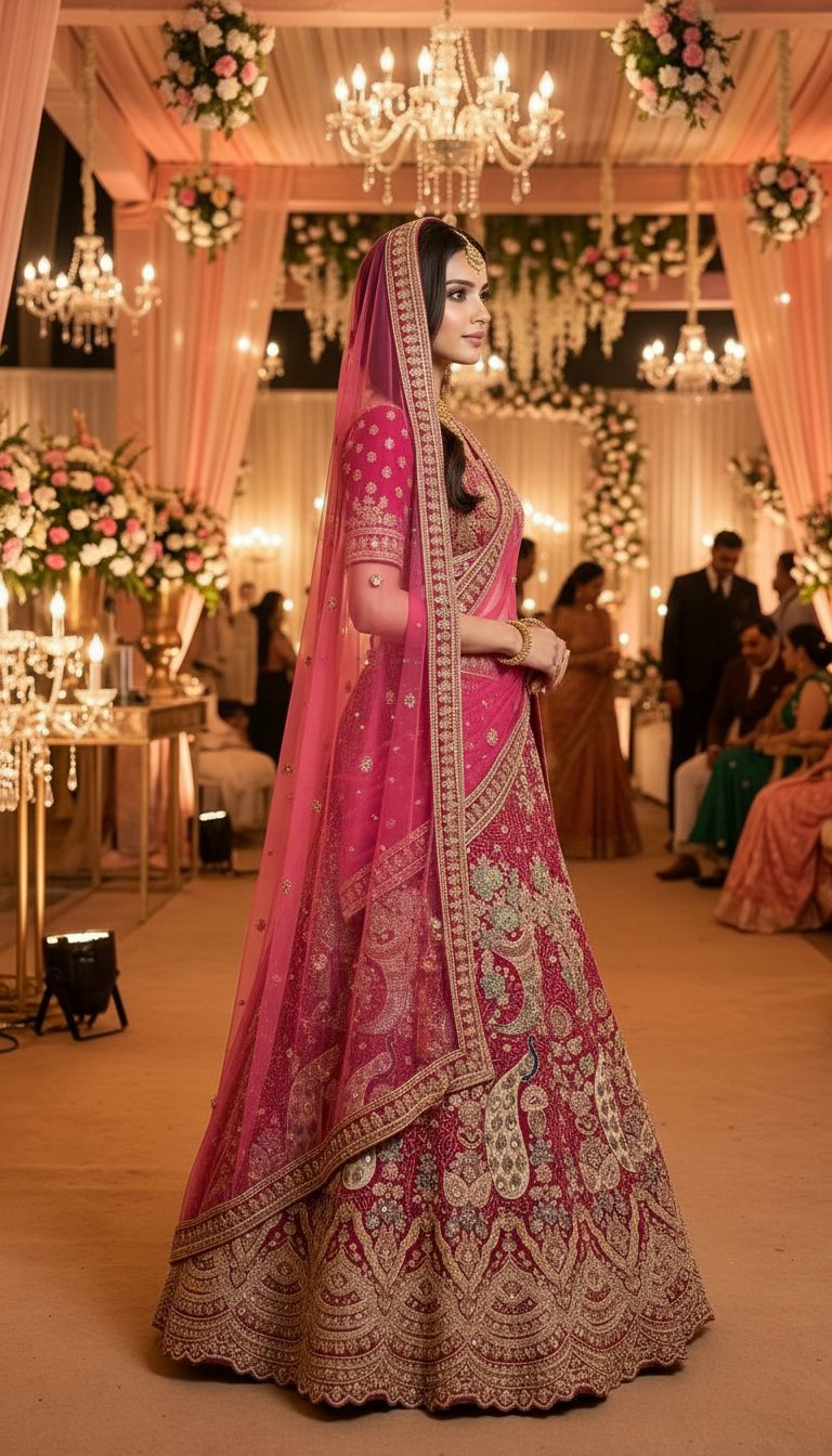 Designer Bridal Lehenga view 2