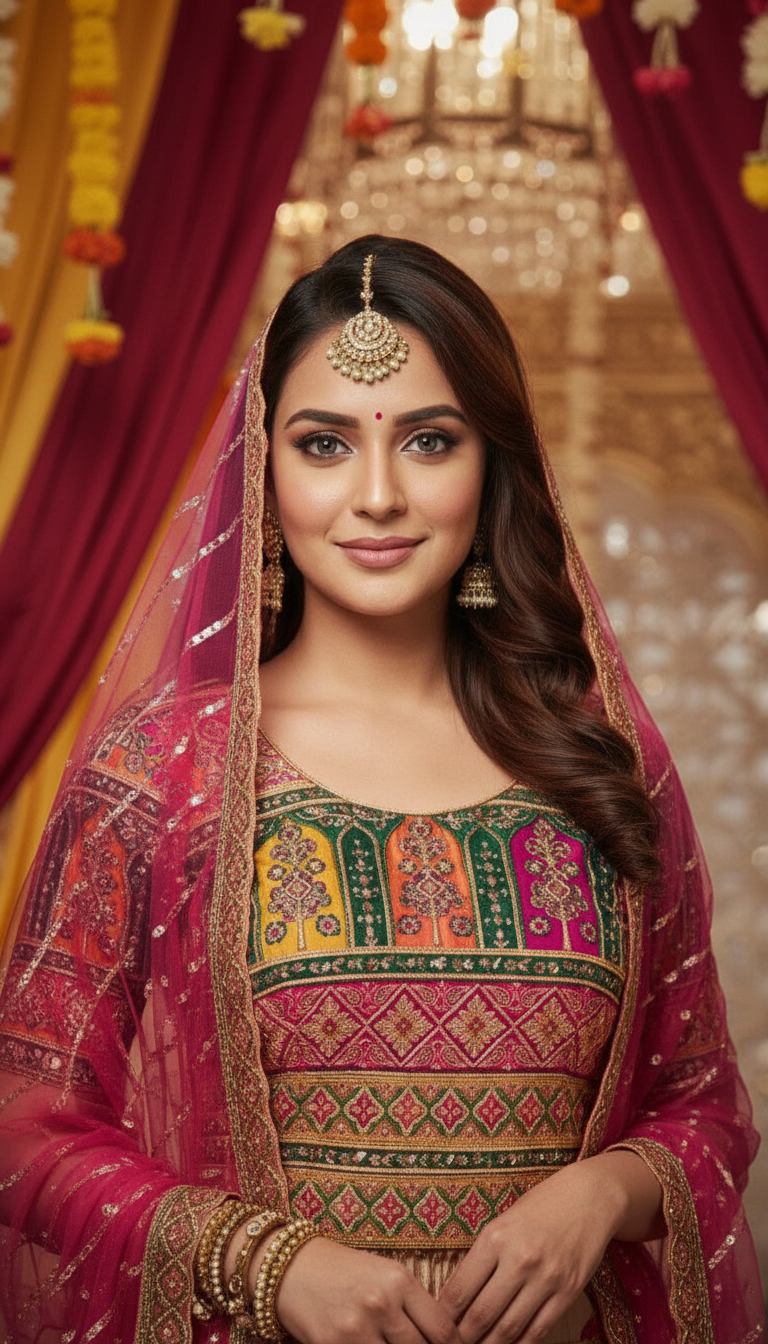 Embroidered Lehenga Choli Set