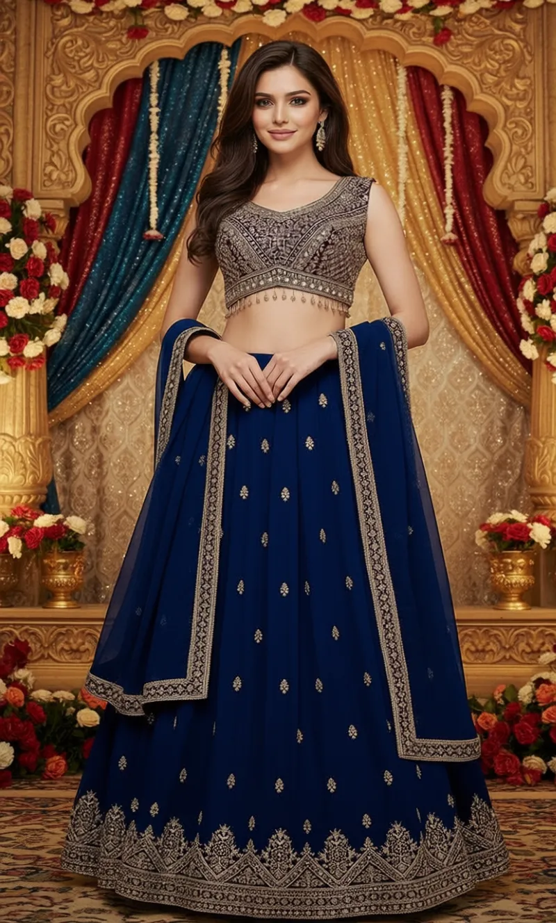 Diya Collection Ethnic Lehenga view 6