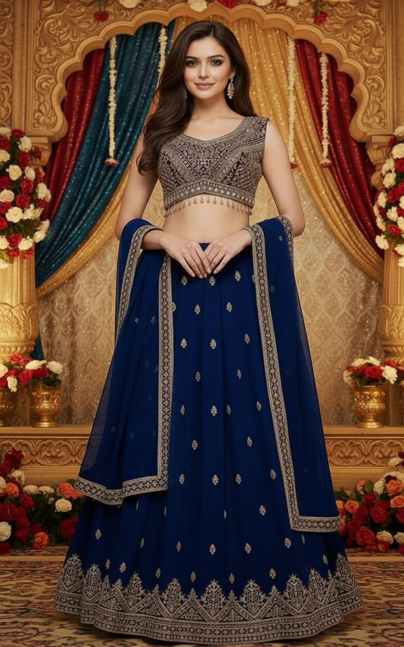 Diya Collection Ethnic Lehenga view 5