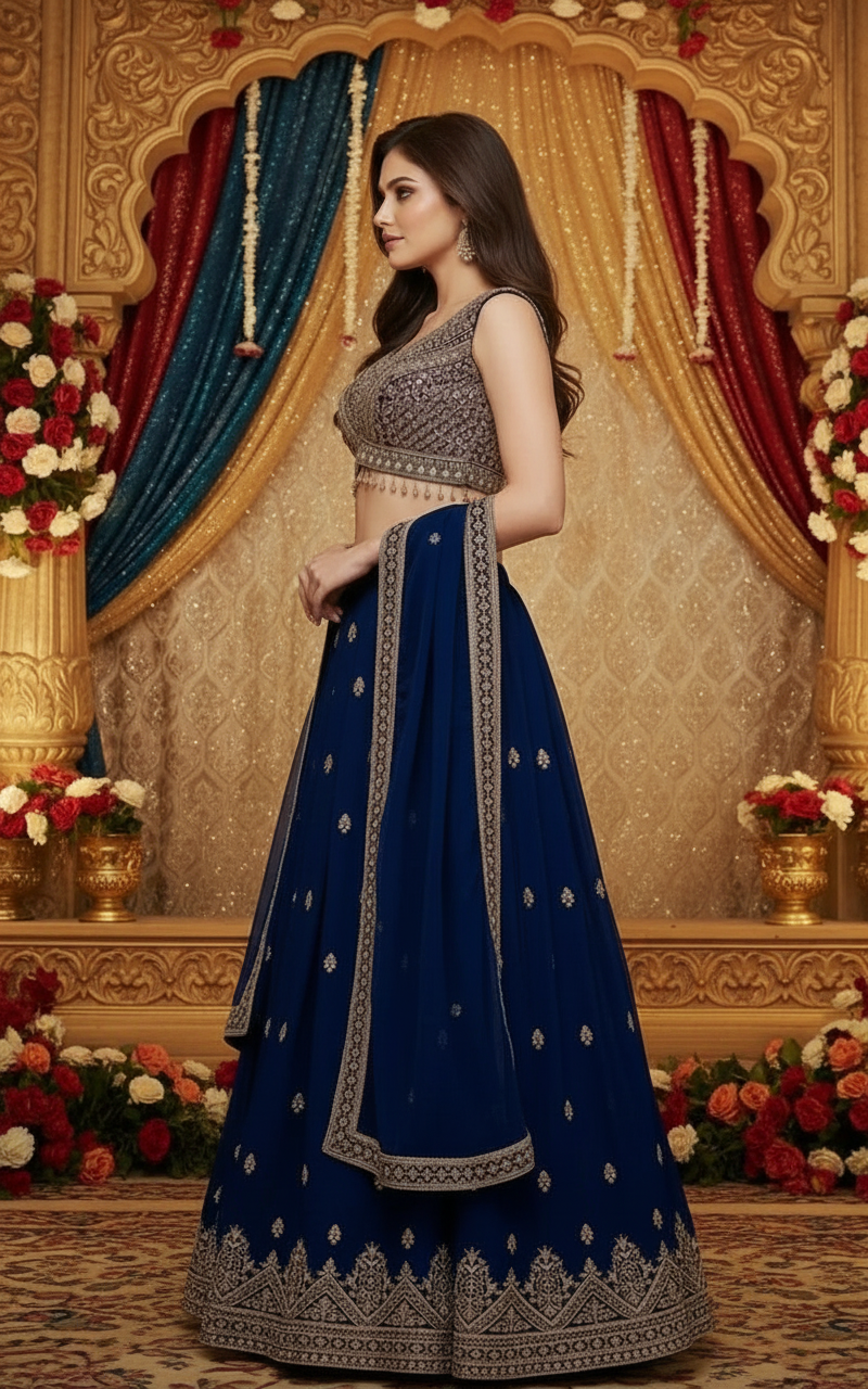 Diya Collection Ethnic Lehenga view 3