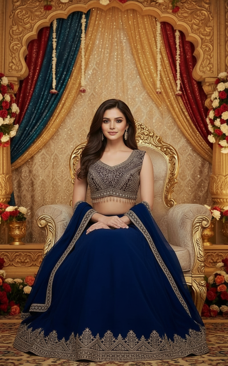 Diya Collection Ethnic Lehenga view 4