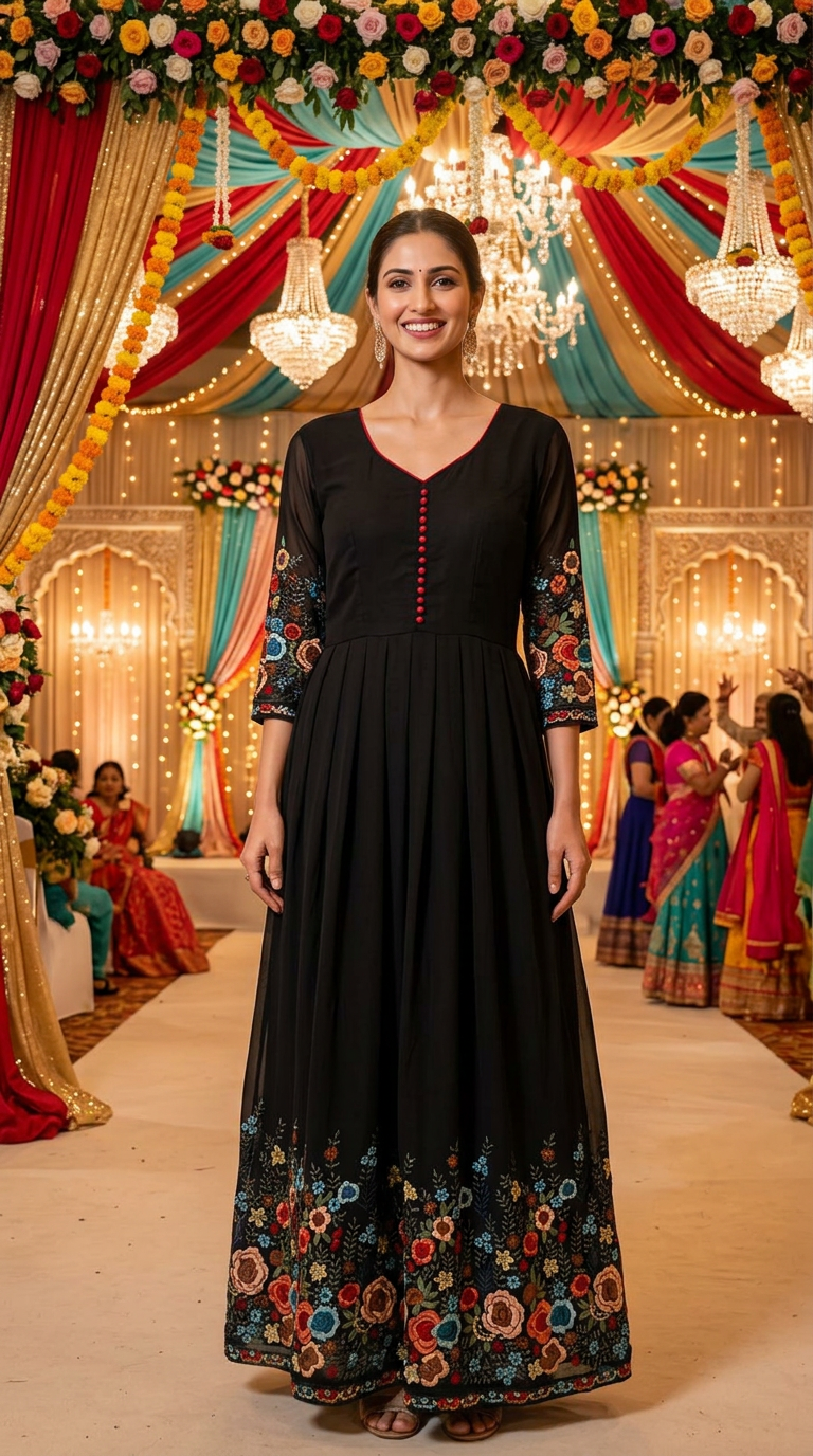 Diya Collection Ethnic Long Dress view 6