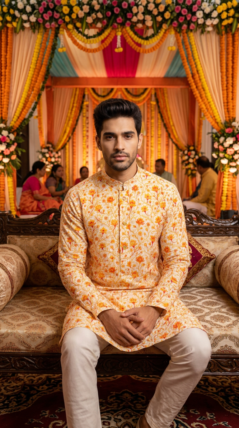 Printed Kurta Pajama