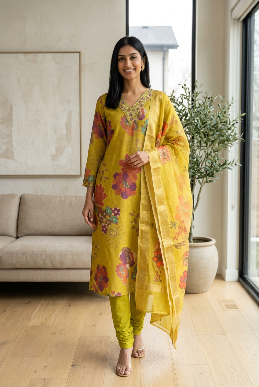 Viscose Floral  Set