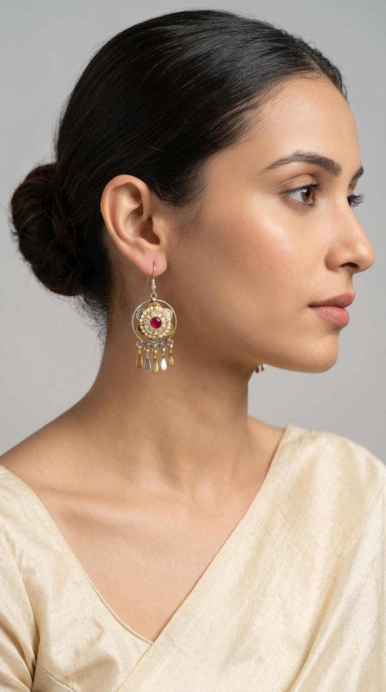 Oxidised Earrings