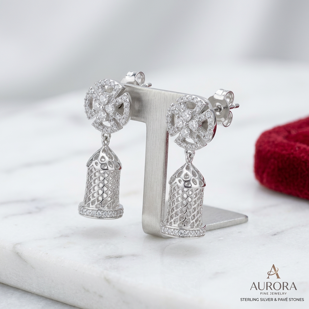 Aurora Sterling Silver Earrings
