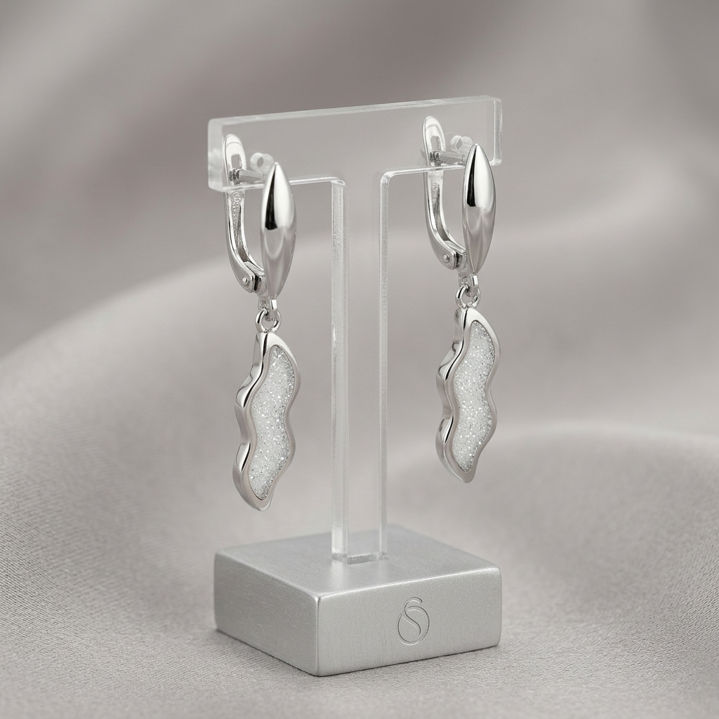 Silver Drop Earrings