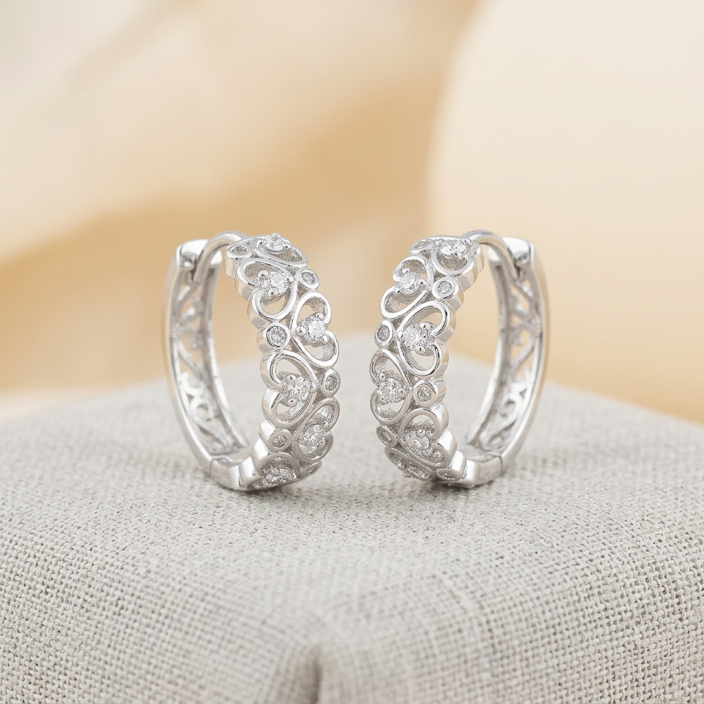 Silver Filigree Tops