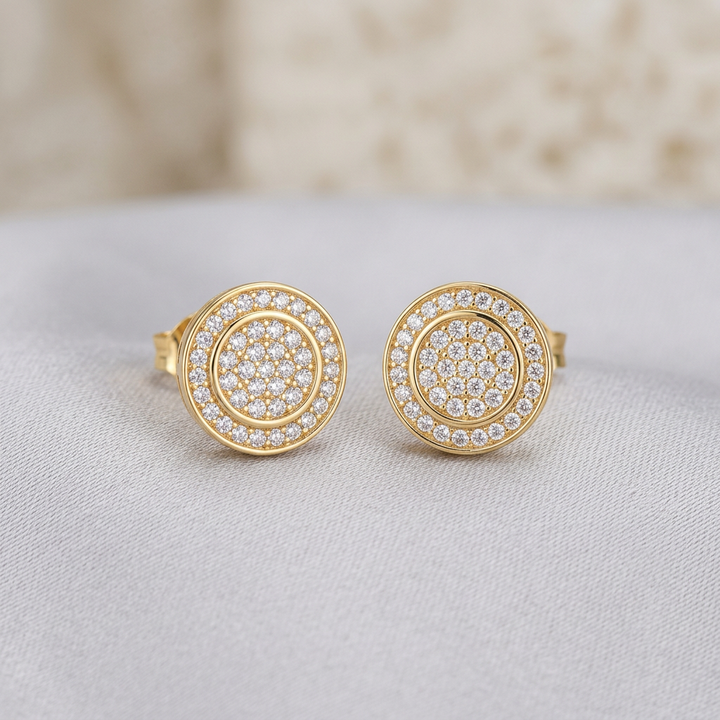 925 Silver Circle Earrings