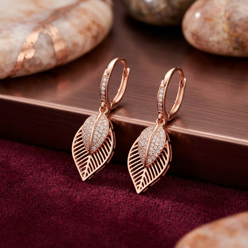 Leaf Design Earrings