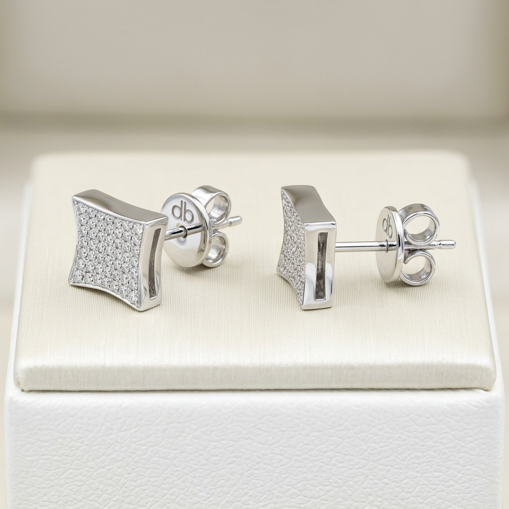 Silver Stud Earring