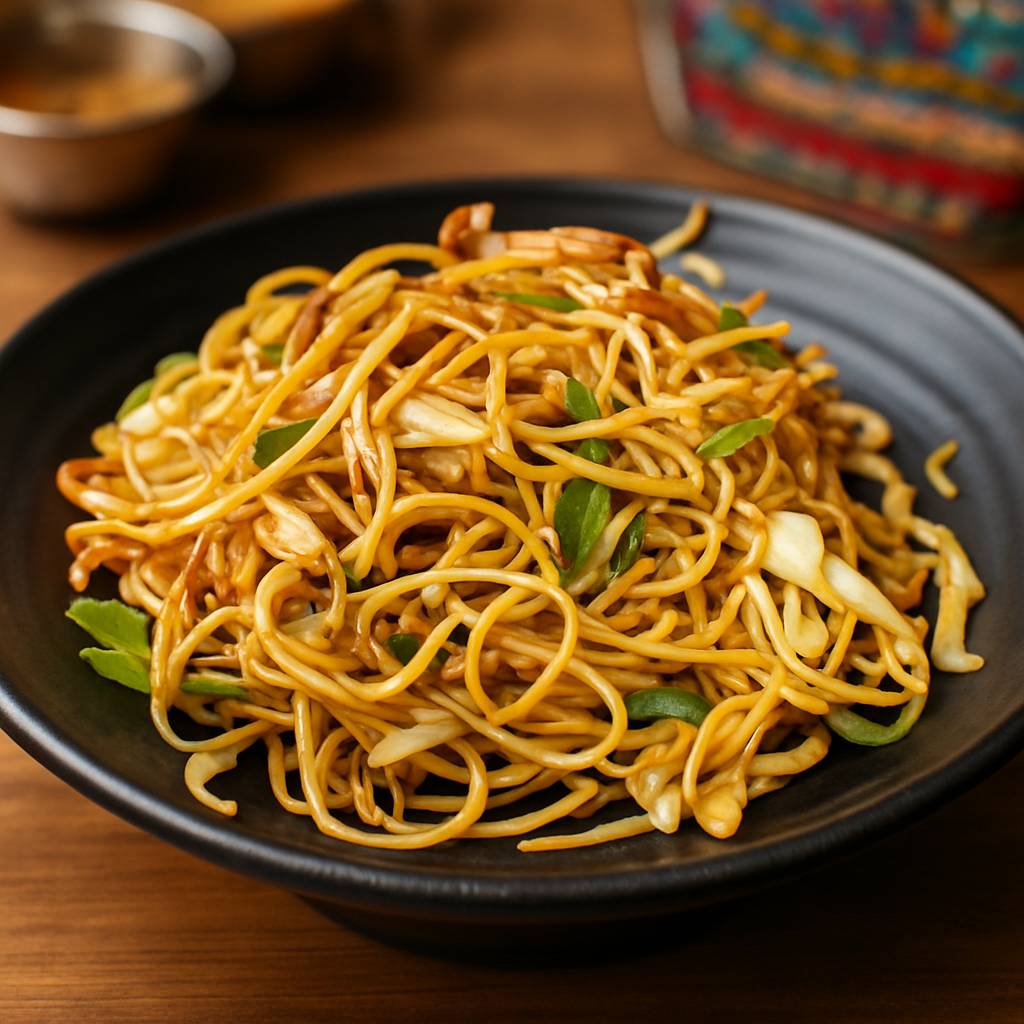 Vegetable Hakka Noodles