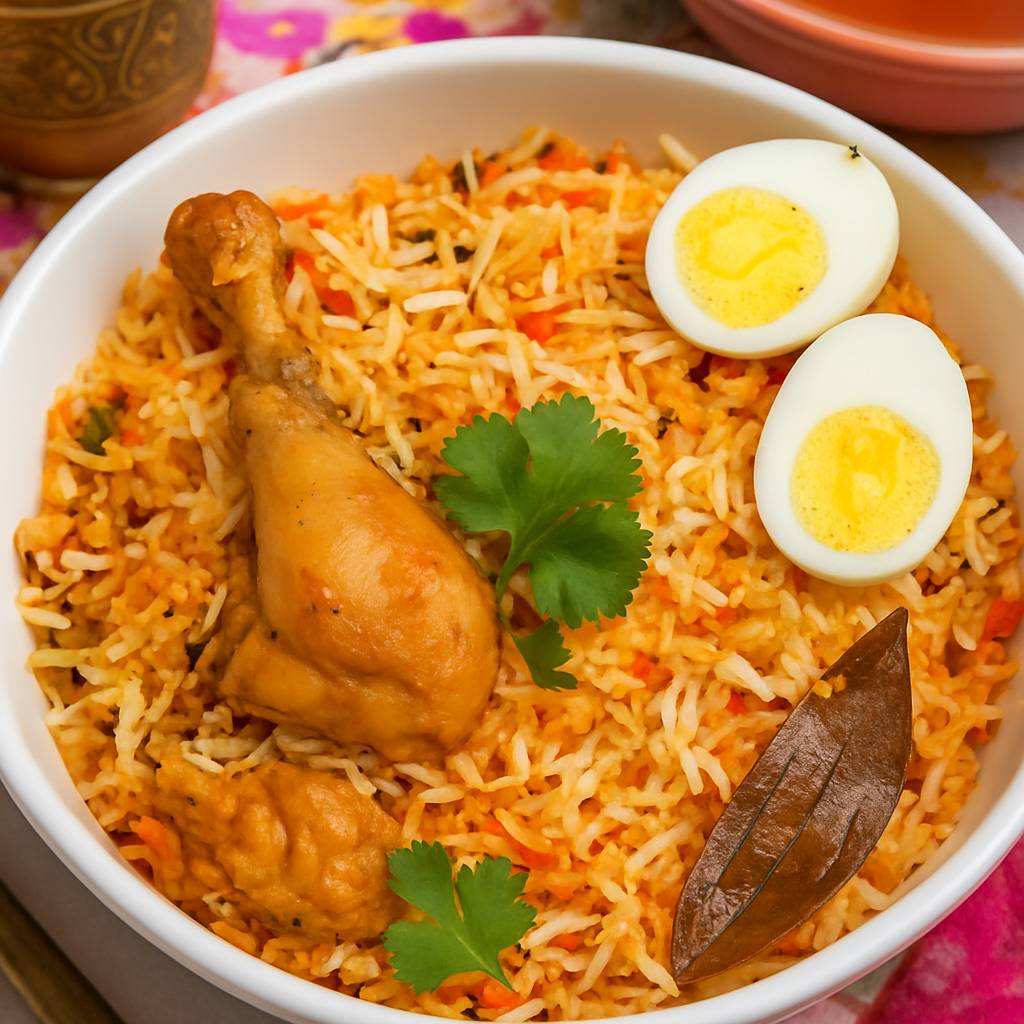 Chicken Egg Biryani