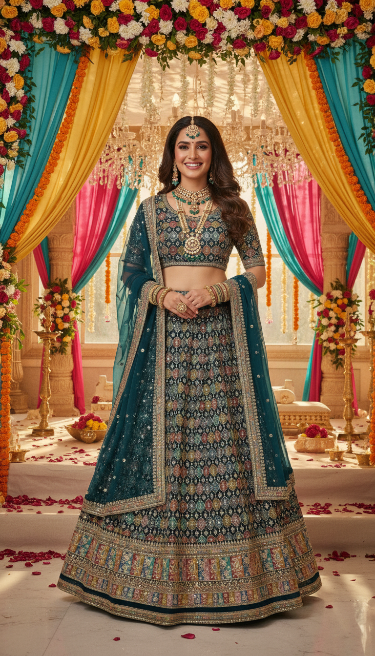 Embroidered Saree