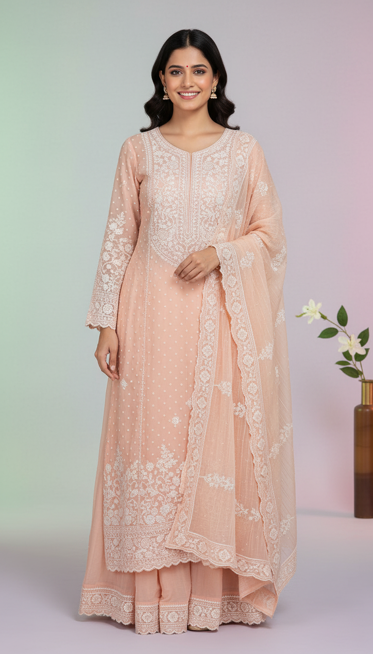 Embroidered Ethnic Dress