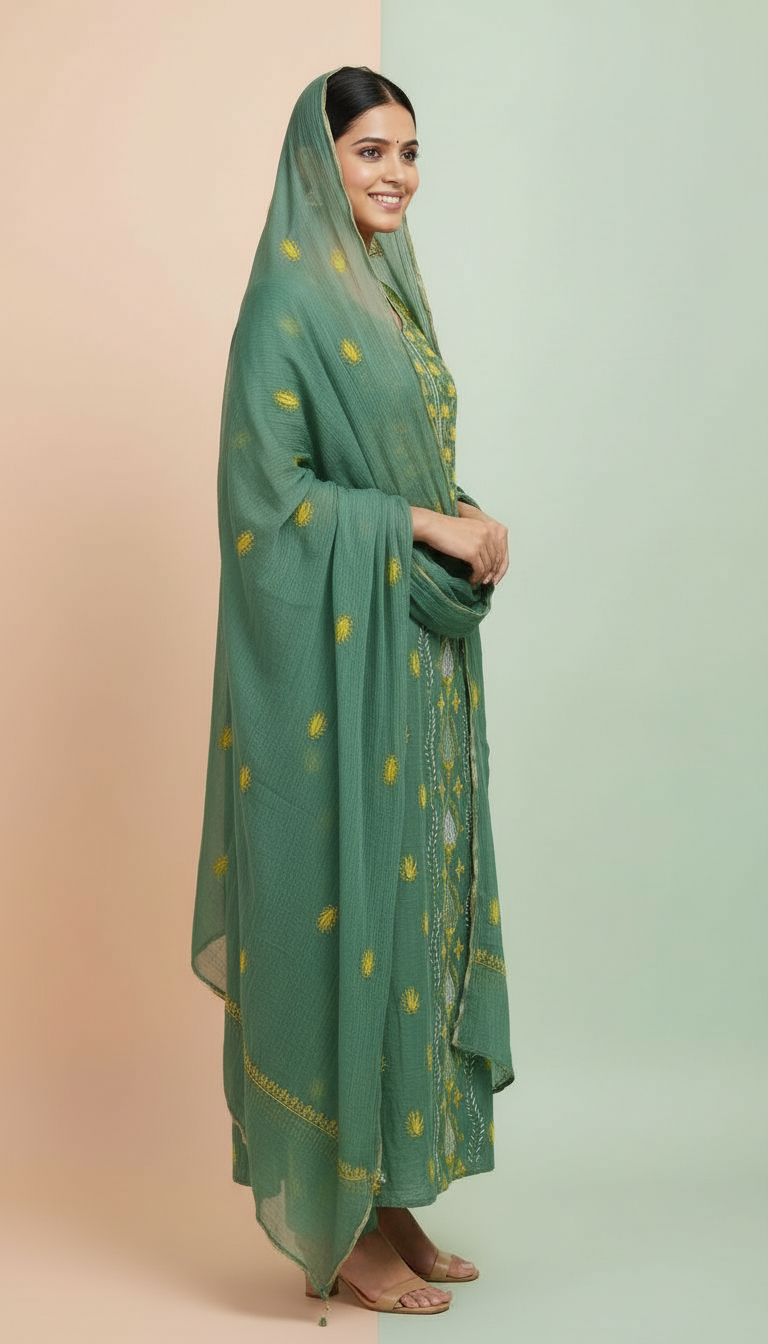 Embroidered Salwar Suit view 2