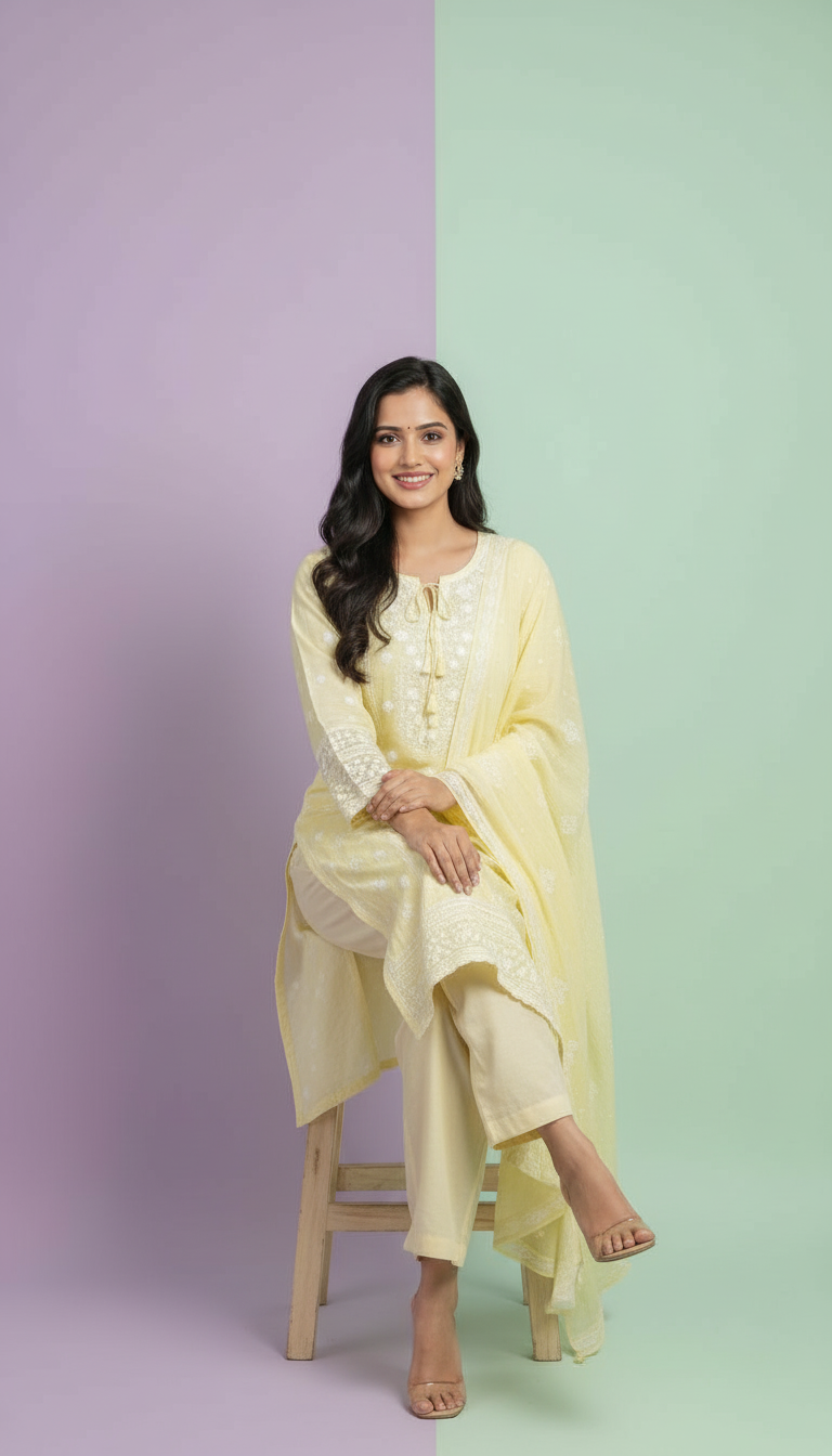 Ethnic Kurta Set view 3