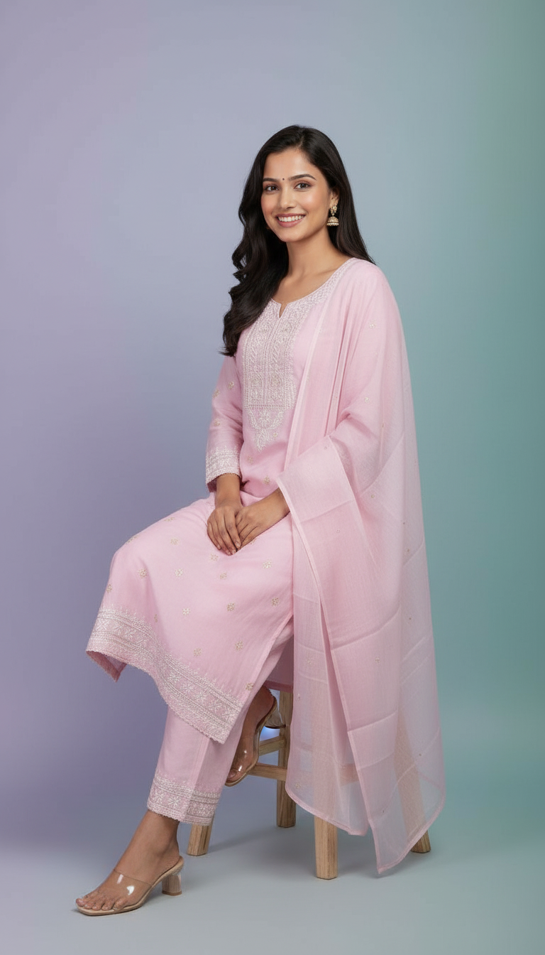 Chikankari Kurta Set