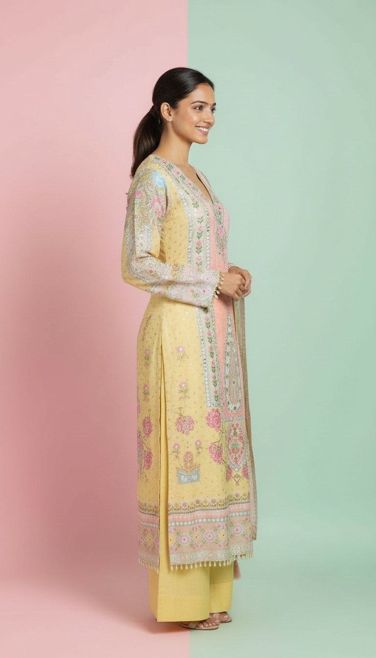 Crepe Suit Set view 3