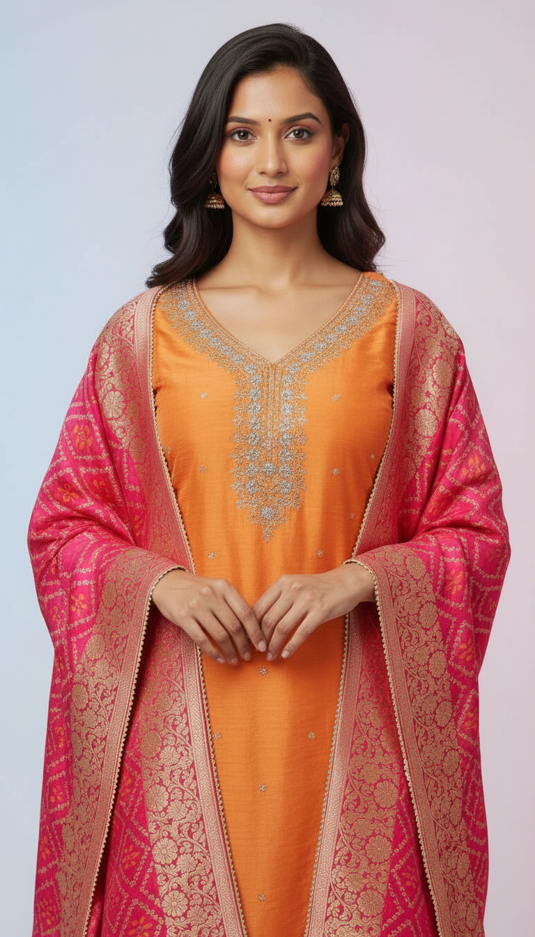 Dola Silk Ethnic Suit Set