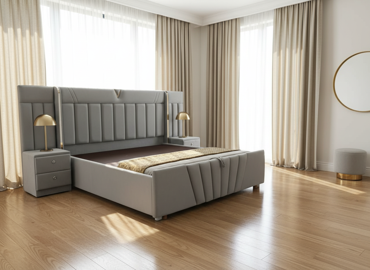 Modern Upholstered Bed