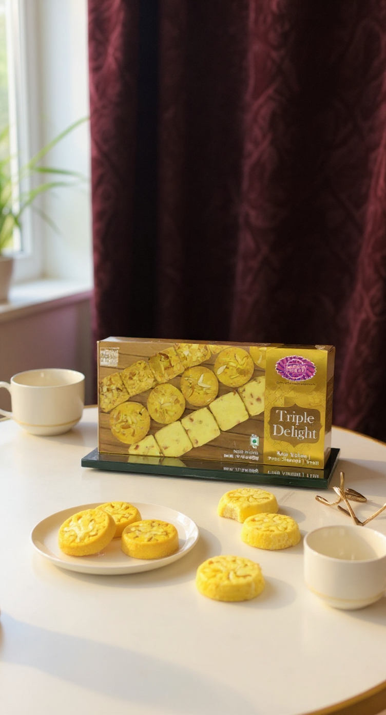 Karachi Bakery Triple Delight 600 Gm