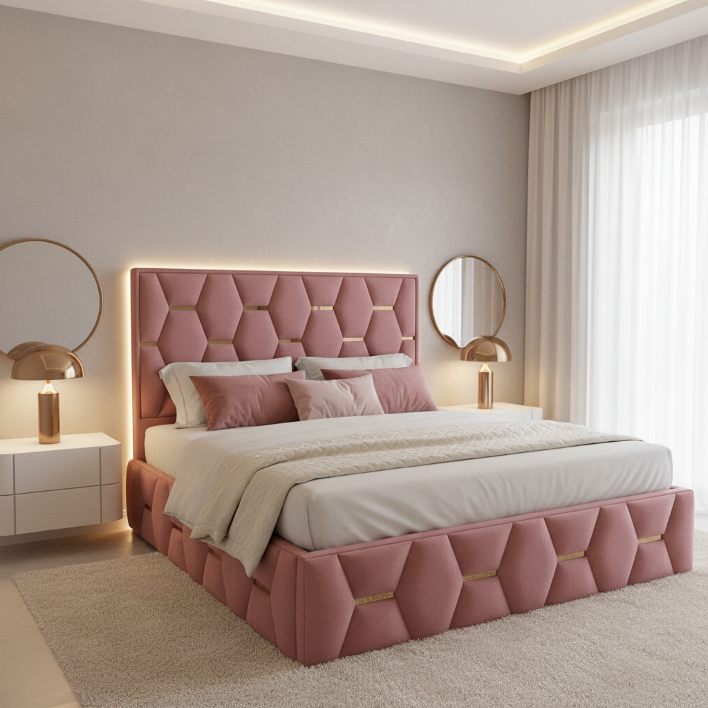 Upholstered Storage Bed