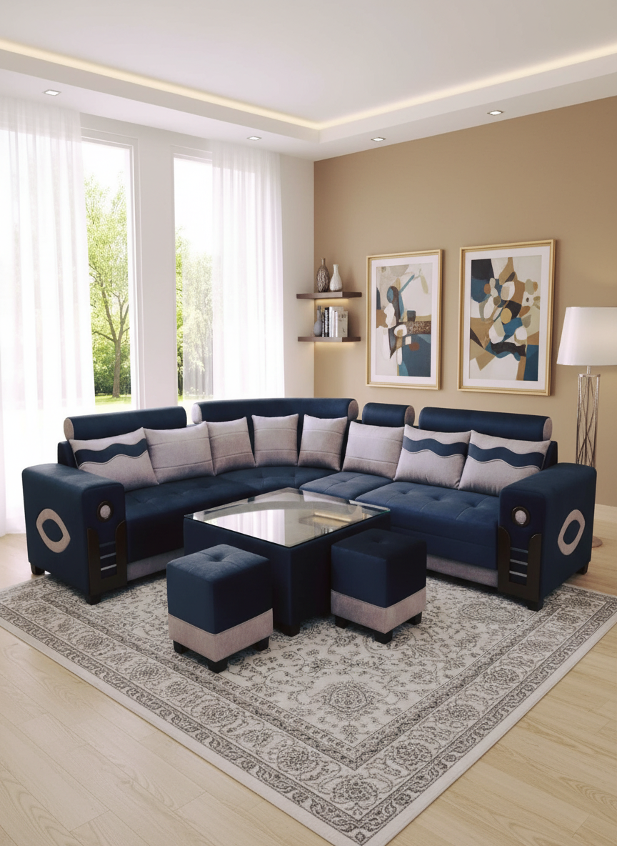 Modular Sectional Sofa Set Cornar