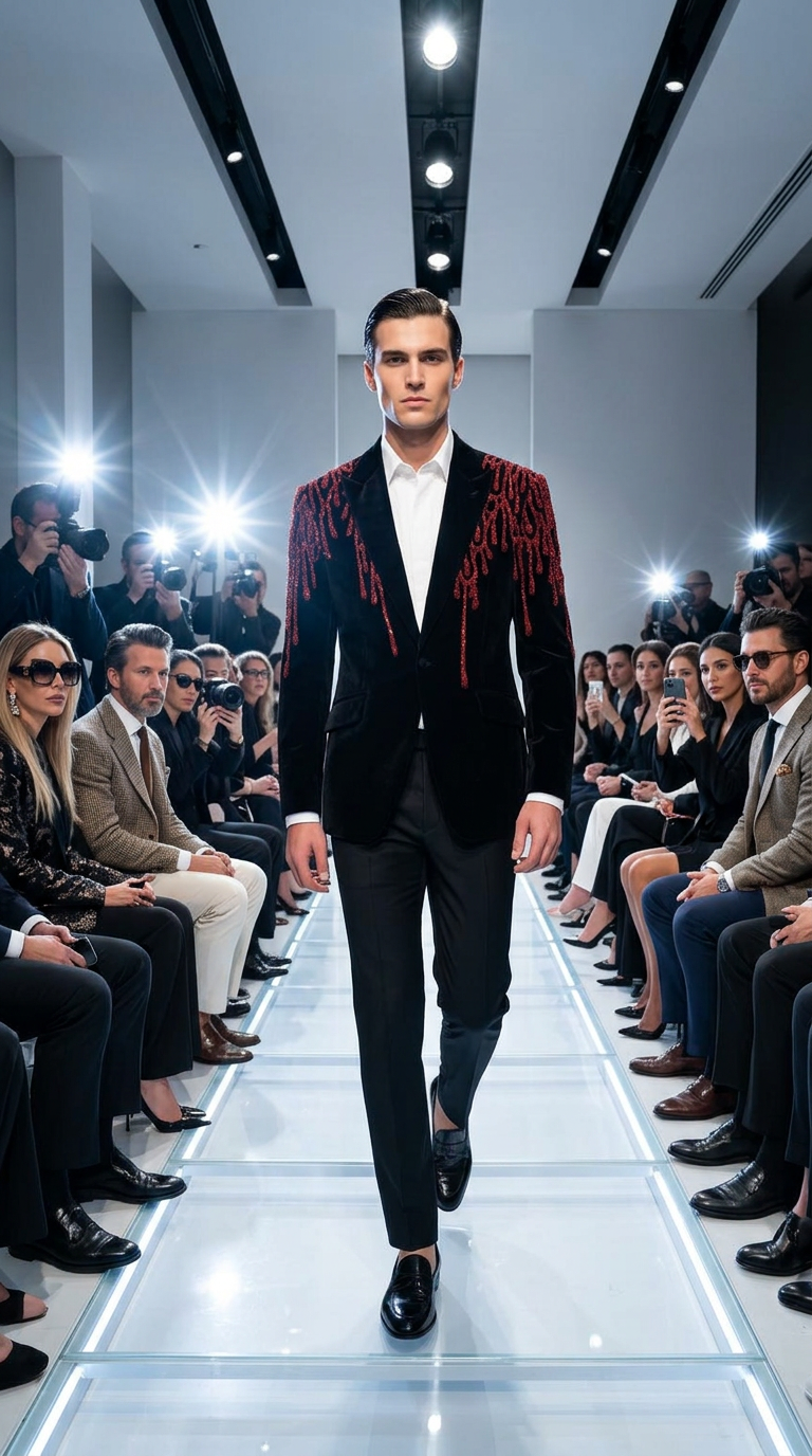 Embellished Mens Jacket view 2