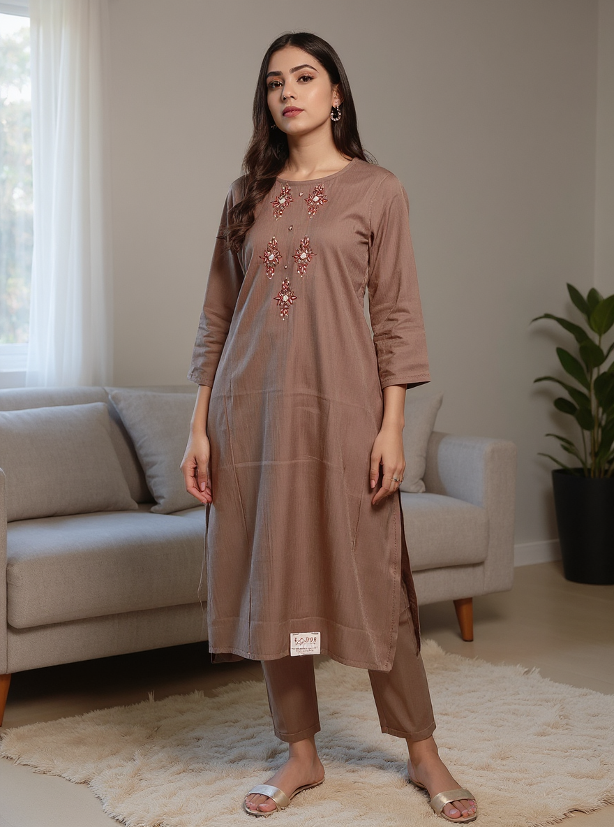 Embroidered Kurti by GAUHER