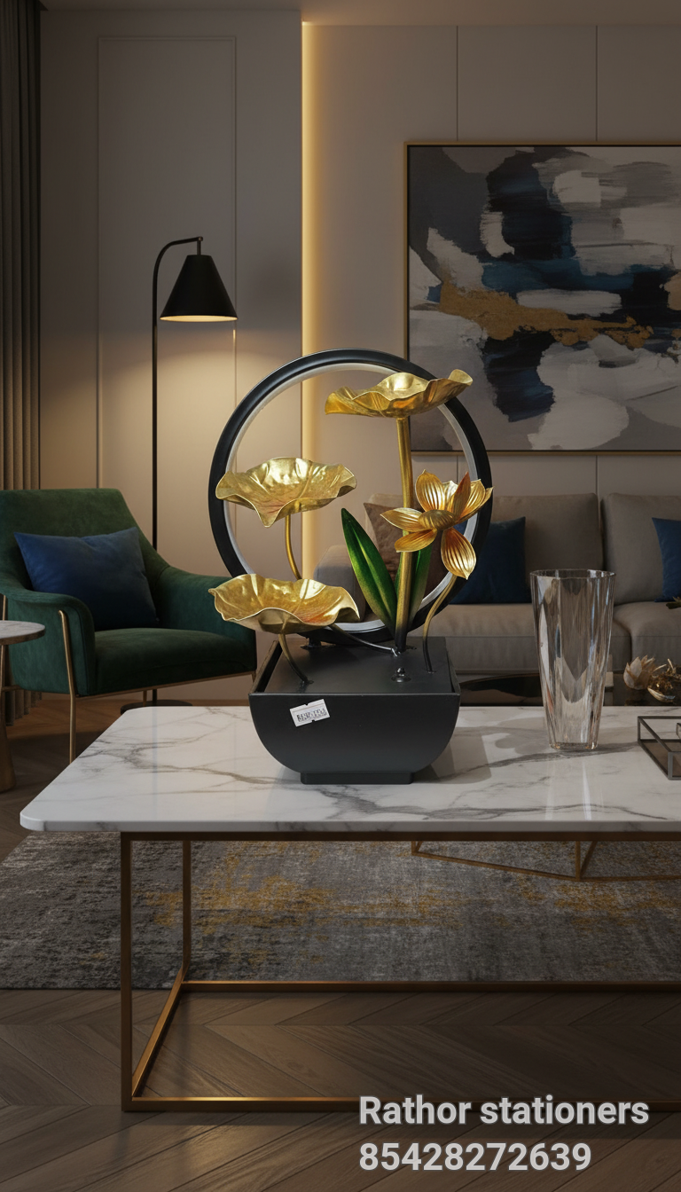 Elegant Metallic Floral Decor