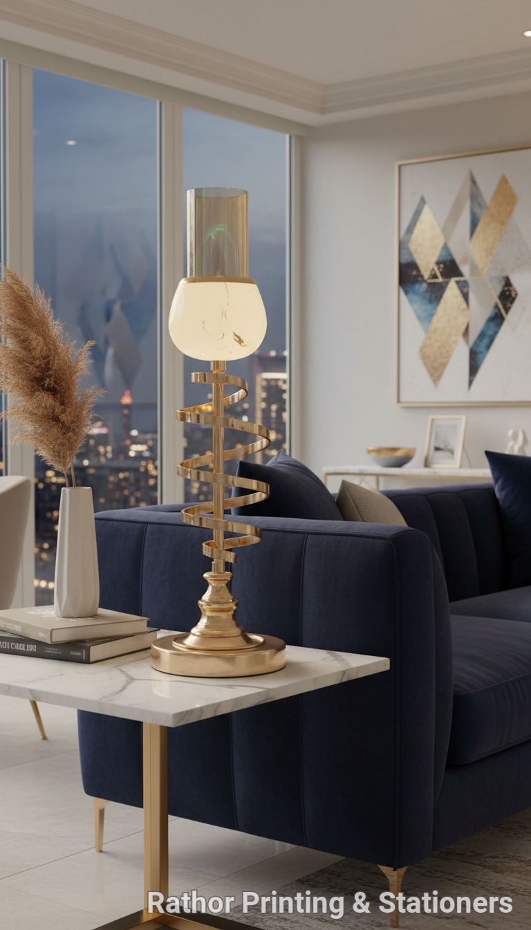 Spiral Table Lamps