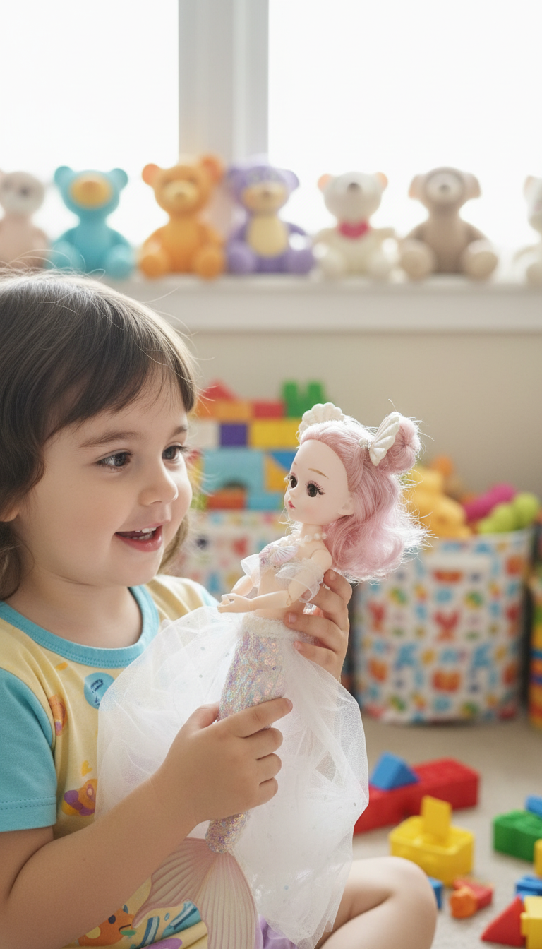 Manku Mermaid Princess Doll
