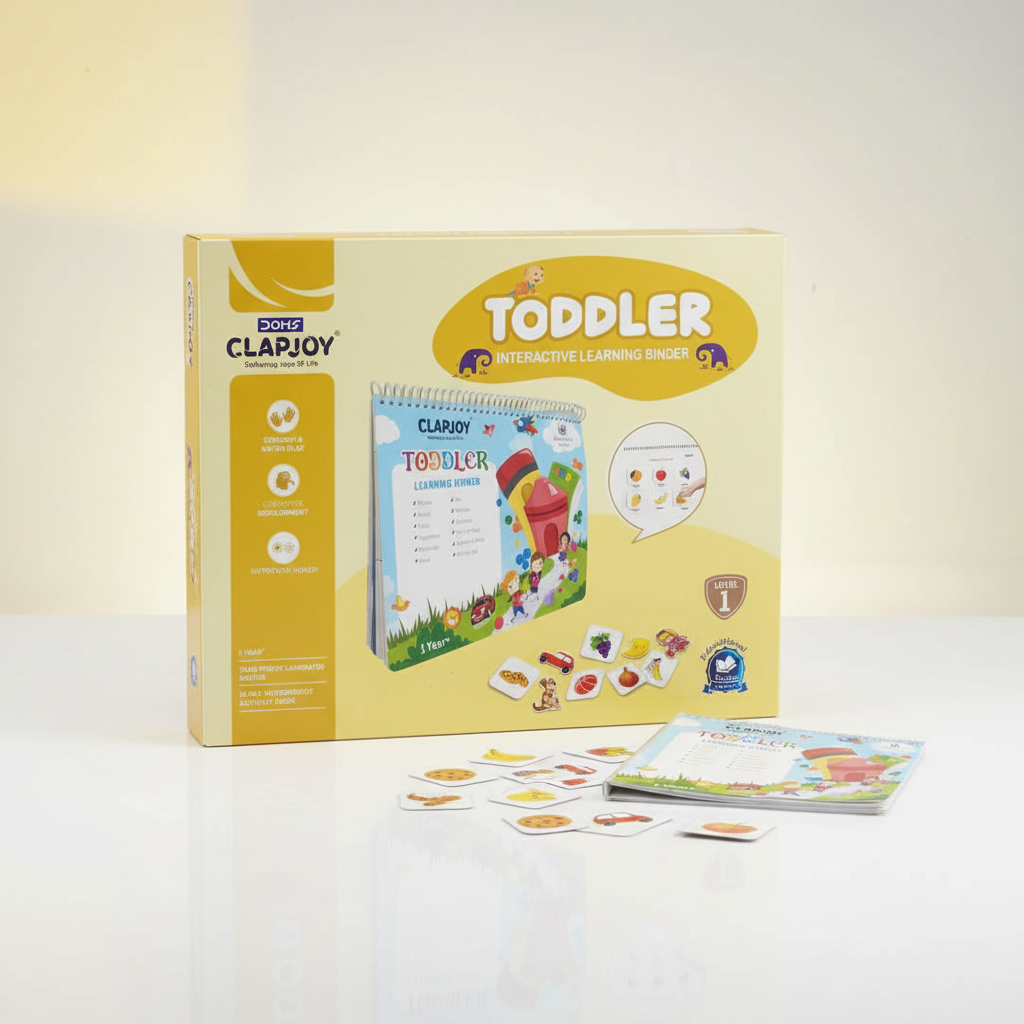 Clapjoy Toddler Interactive Learning Binder