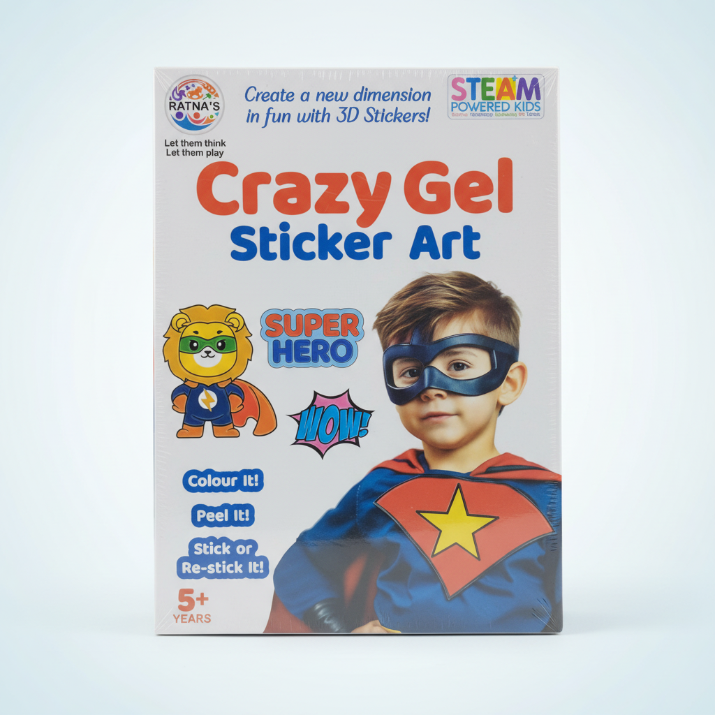 Crazy Gel Sticker Art by Ratna