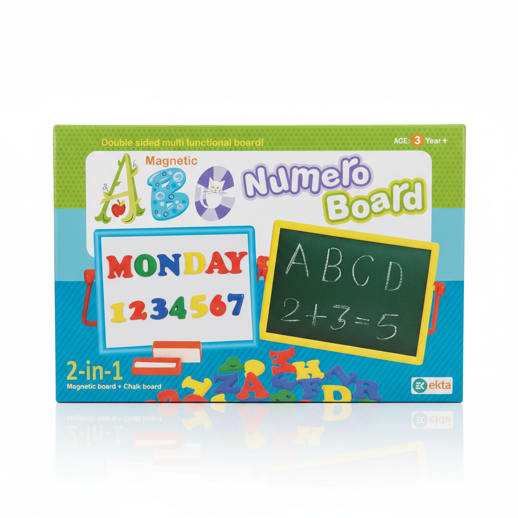 Magnetic ABC Numero Board by Ekta