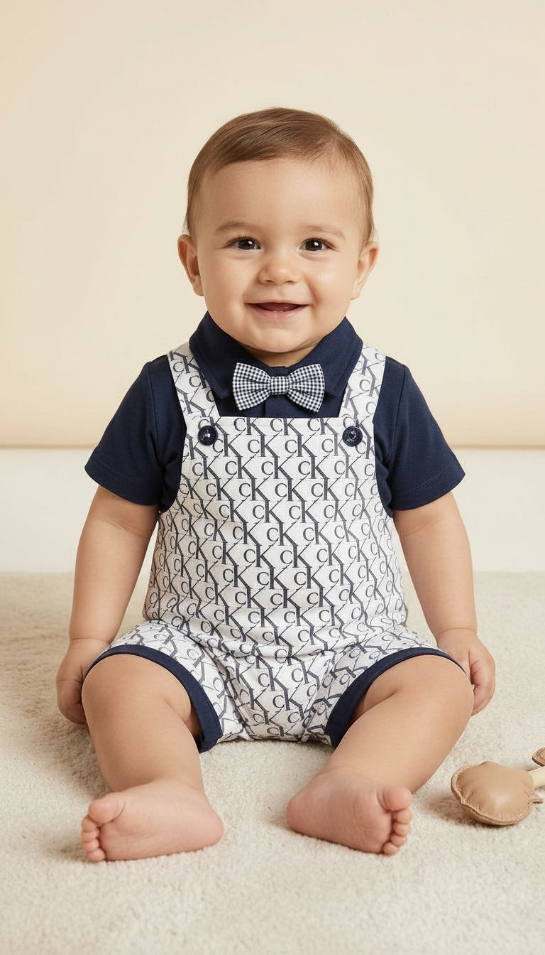Calvin Klein Baby Romper view 5