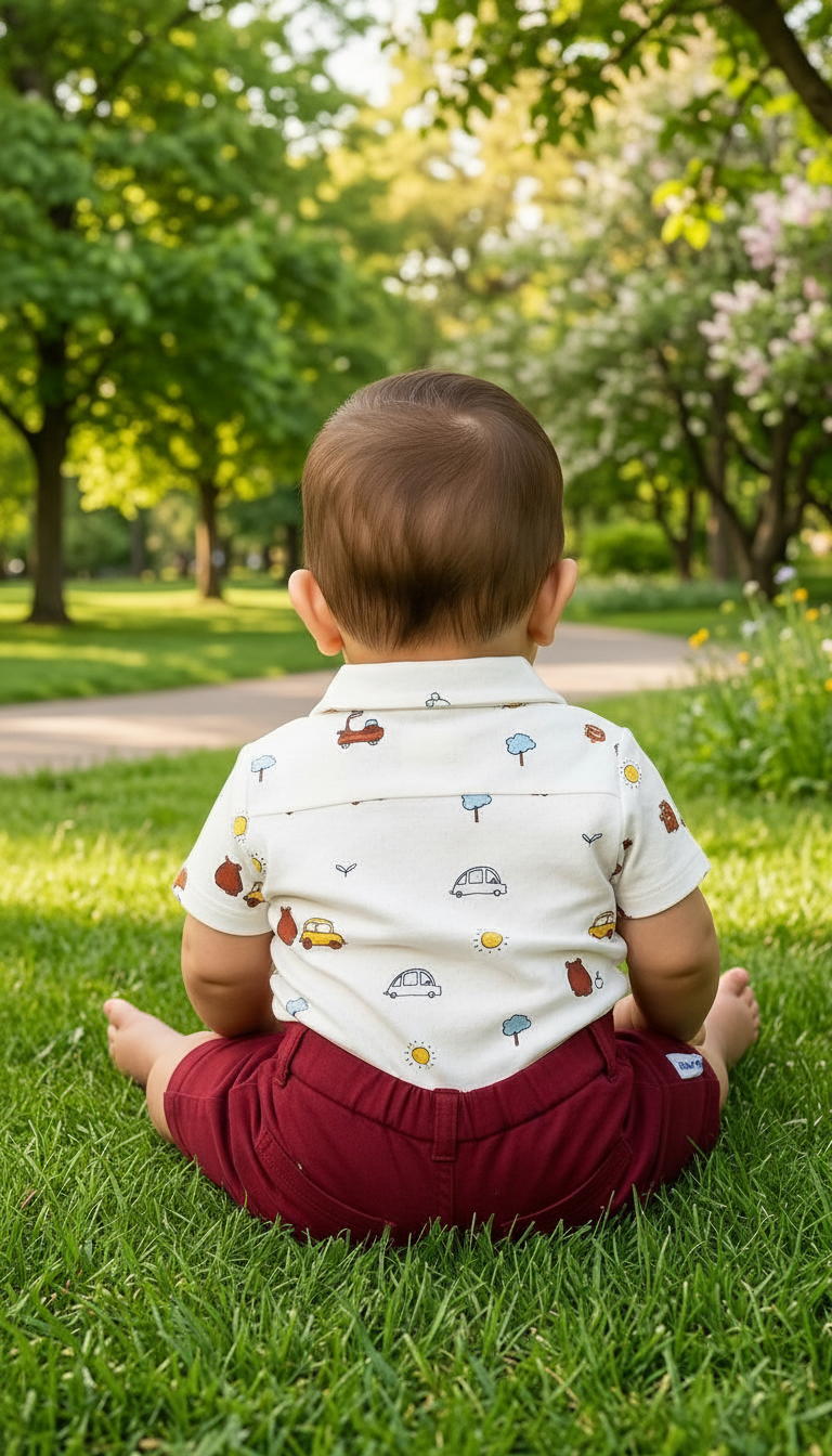 Baby Printed Romper view 4