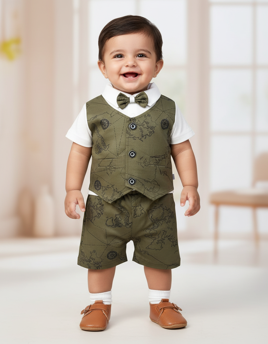 Imee Tee Baby Vest Suit view 3