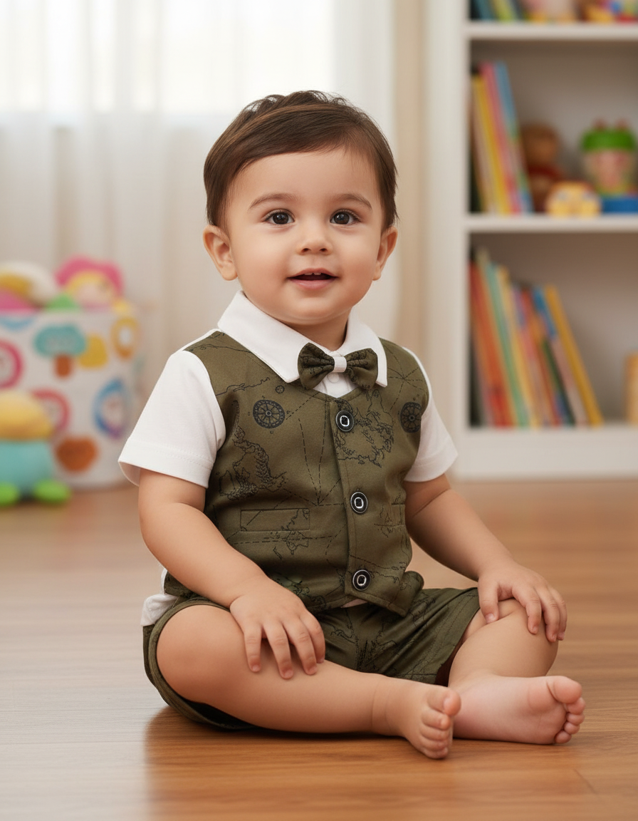 Imee Tee Baby Vest Suit view 4