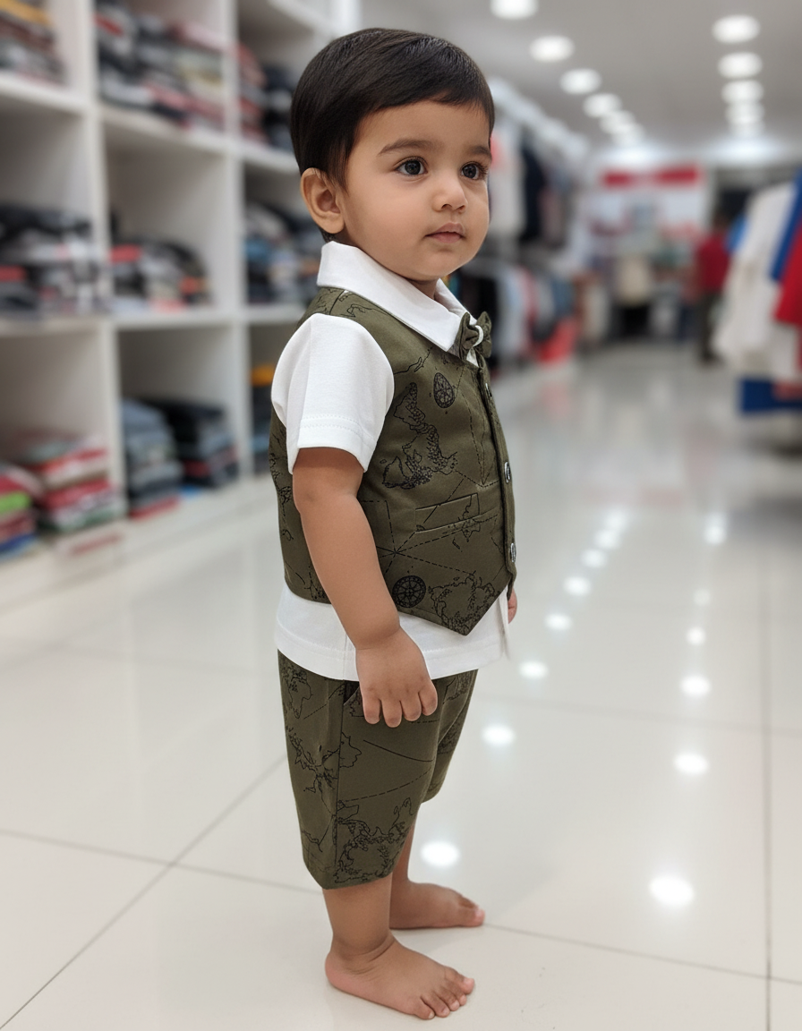 Imee Tee Baby Vest Suit view 2